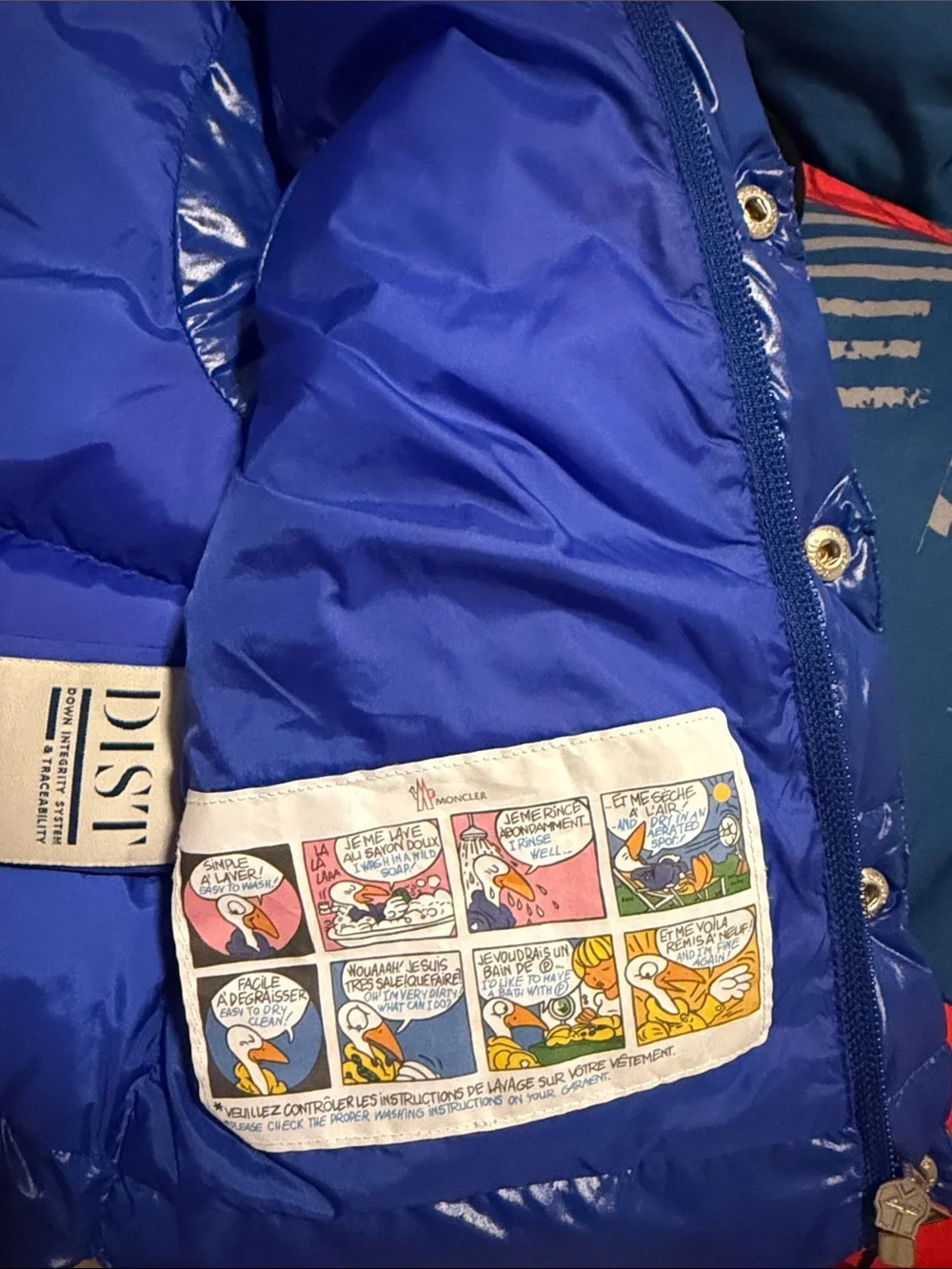 Moncler Kids Royal Blue Puffer Vest